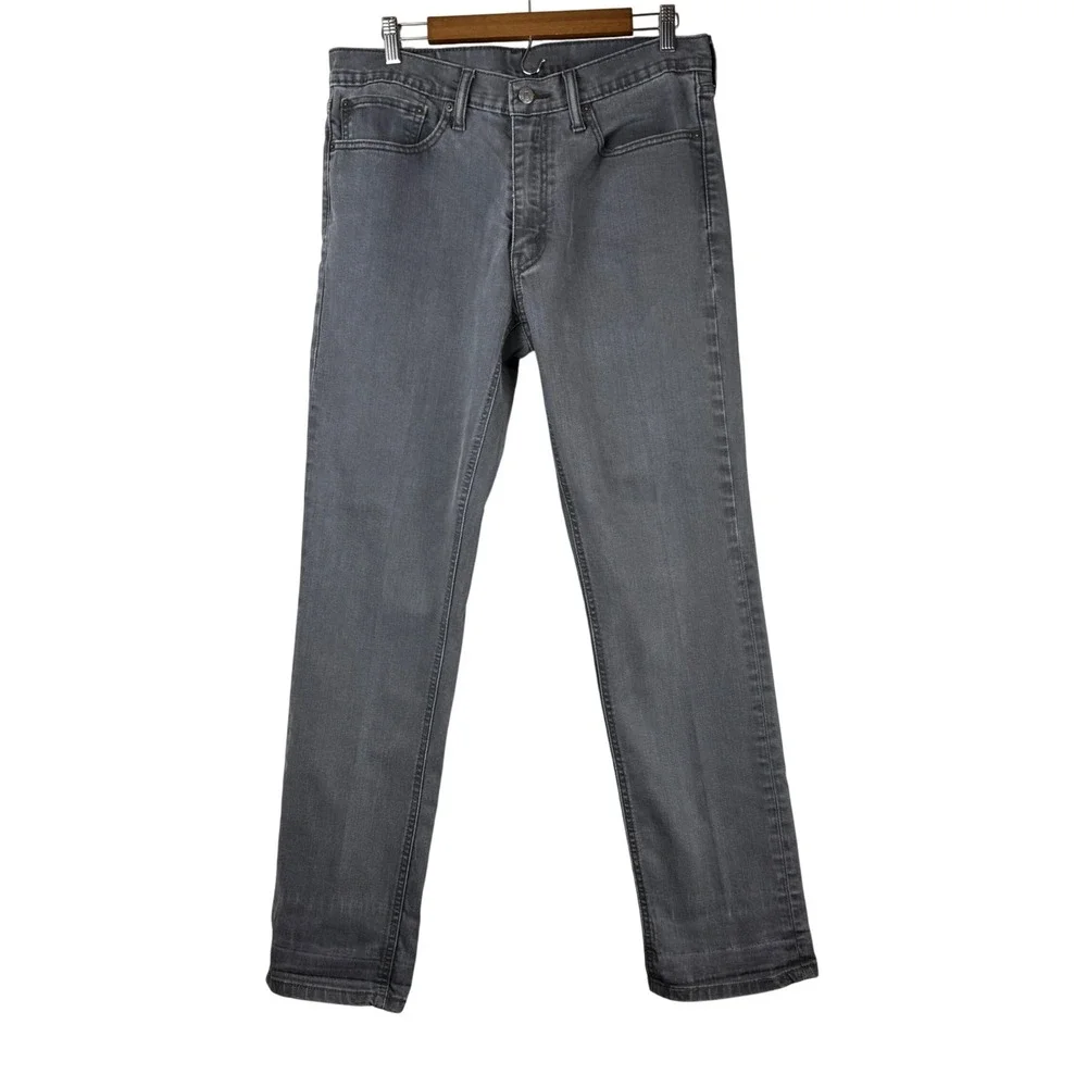Levi's 541 Mens Athletic Tapered Jeans 34x31 Grey Denim Everyday Wear Normcore